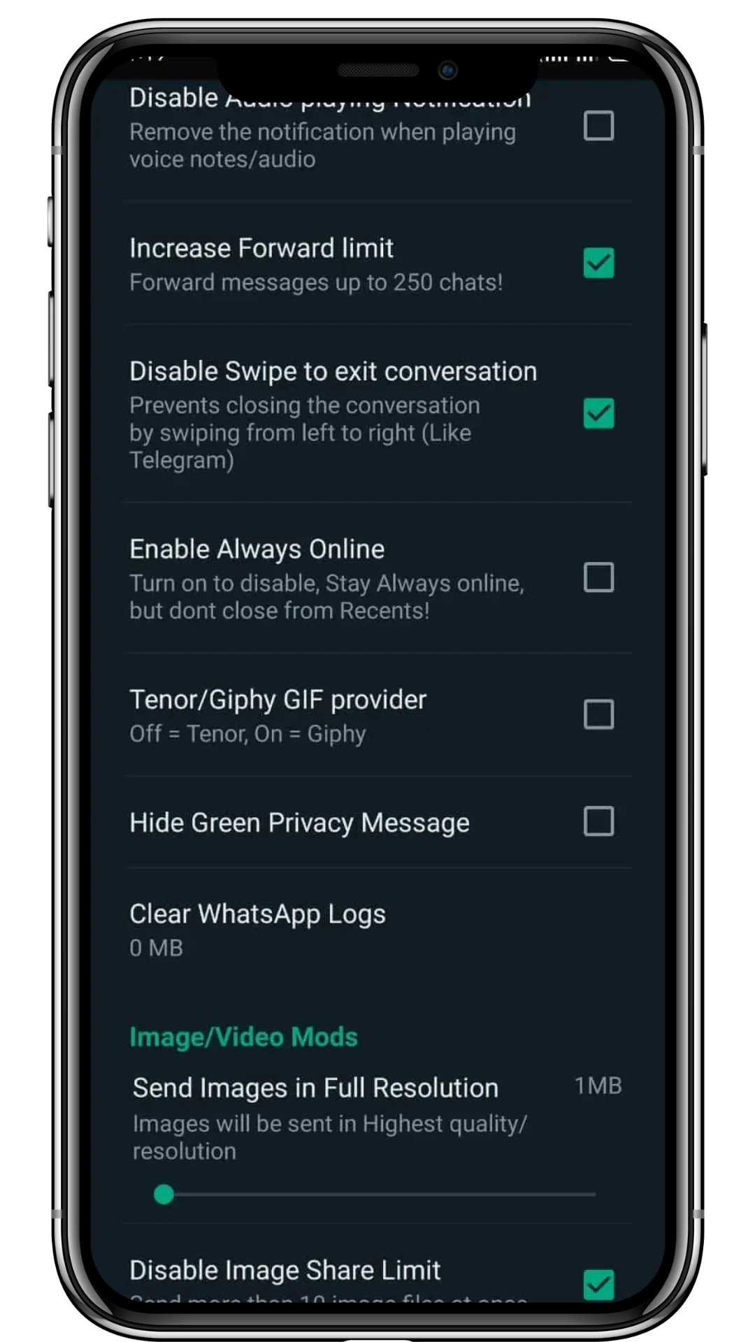 na 7 interface 8